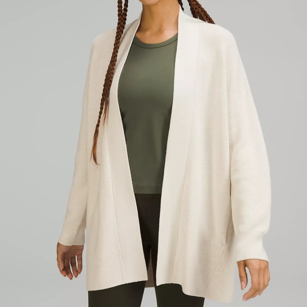 lululemon athletica Cream Cardigan